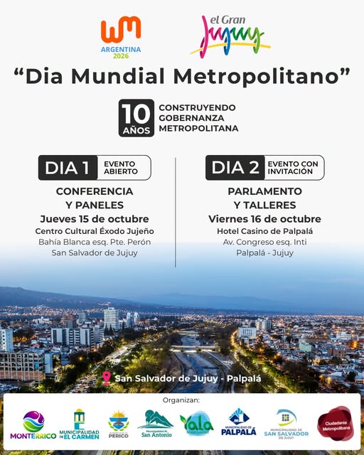 JUJUY, SEDE DE UN ENCUENTRO DE ALCANCE GLOBAL.