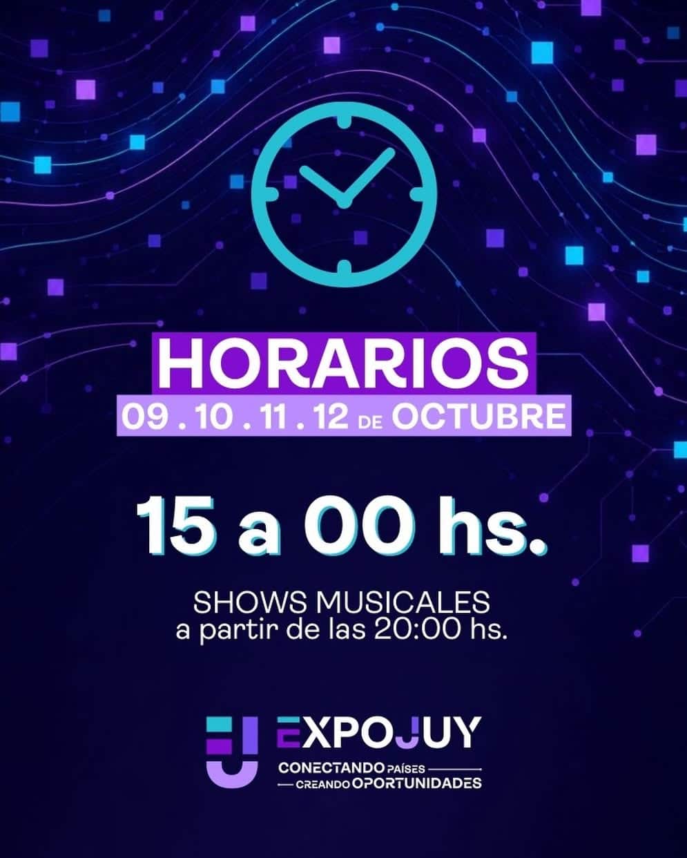𝗘𝗫𝗣𝗢𝗝𝗨𝗬 2026: del 9 al 12 de octubre en Ciudad Cultural.